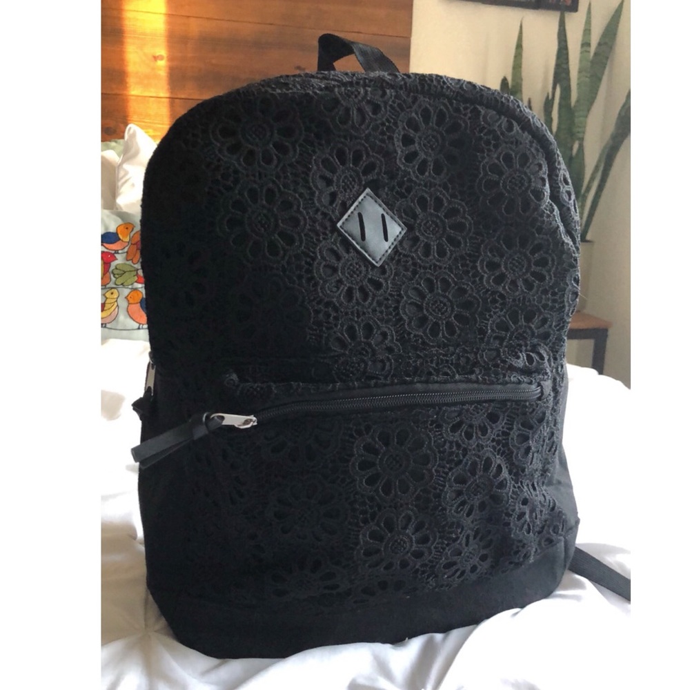*SOLD* Girls’ Floral Lace Backpack